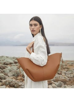 Beauenty Work Bag Faux Leather Tote Bag for Women Trendy Handbag Purse Fall Shoulder Bag with Magnetic Closure  - Image 3