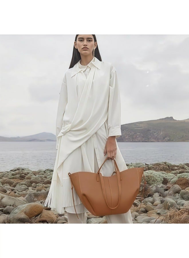 Beauenty حقيبة عمل من الجلد الصناعي حقيبة توت للنساء حقيبة يد عصرية حقيبة كتف لخريف مع إغلاق مغناطيسي - Image 4