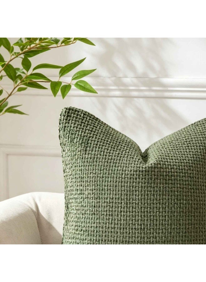 Pack of 2,Throw Pillow Covers,Decorative Chenille Cushion Cover,Throw Pillow Covers,Cushion Covers situable for Sofa,Living Room Couch,Bed - Image 3