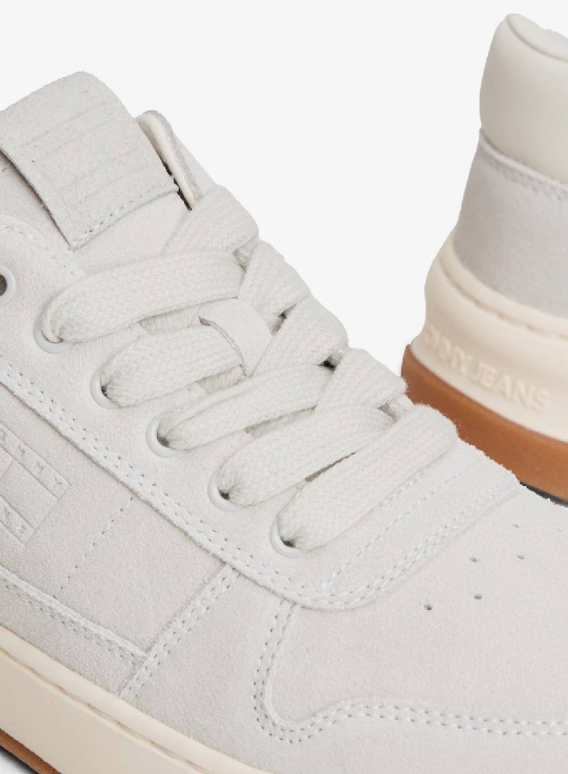 TOMMY JEANS Suede Tonal Logo Trainers - Image 4