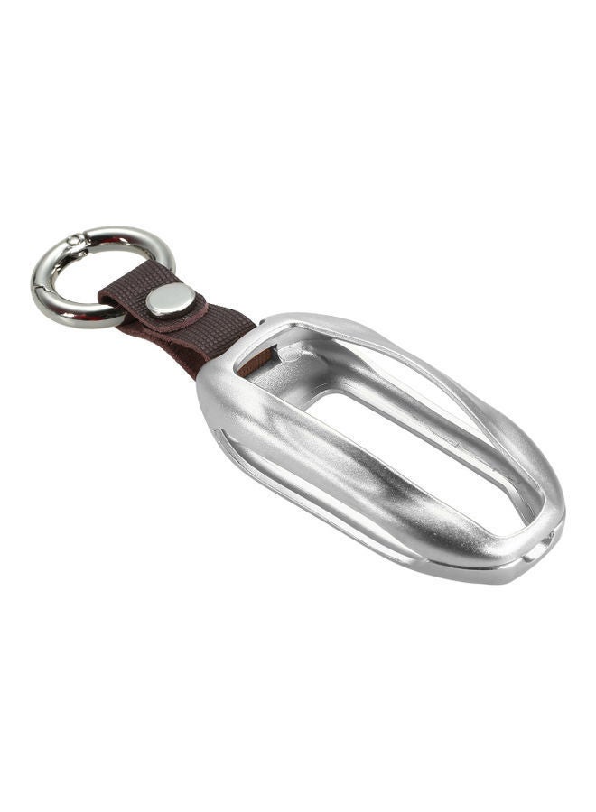 NIBEMINENT Aluminum Fob Cover Case Key Protection Shell Replacement for Tesla Model 3/S - Image 1