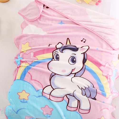 Butterthief Light Weight Cartoon Printed Blanket 100 x140 cm, 0-5 Years Soft Flannel for All Seasons Reversible Baby Blanket for Kids Toddlers New Born Boys & Girls - Image 3