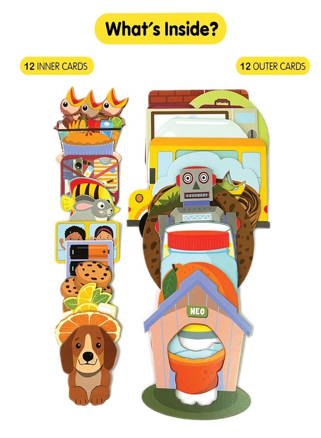 Clever Cubes Happy FIT | 2 Piece Puzzle (Set of 12) | Games for Kids 2 3 4 Years | Memory and Motor Skills | Birthday and Return Gifts | Educational Activity Games | Early Learning | Preschool Toy - Image 3