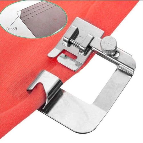 Windman 3 Sizes Wide Rolled Hem Pressure Foot Sewing Machine Presser Foot Hemmer Foot Set 1/2 Inch, 3/4 Inch, 1 Inch Low Shank Sewing Machine Presser Foot for Brother Singer - Image 3