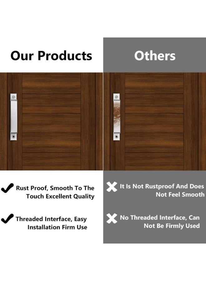 Emerald D HANDLE  Door Handle,Sliding Door Hardware for Wooden Door 5 inch -Pack of 2 - Image 4