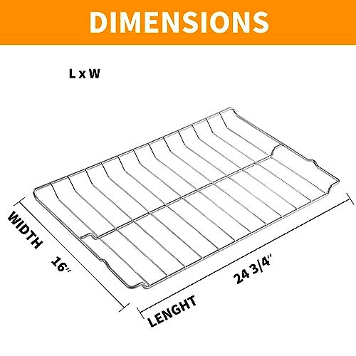 atgestore Upgraded MHL63411403 Oven Rack Replacement for LG Oven Parts 24.75 x 16 IN Range Oven Shelf LDG4313ST LREL6323S LG 304 Stainless Steel Stove Standard Oven Bake Rack Air Fryer Wire Shelf Accessories - Image 3