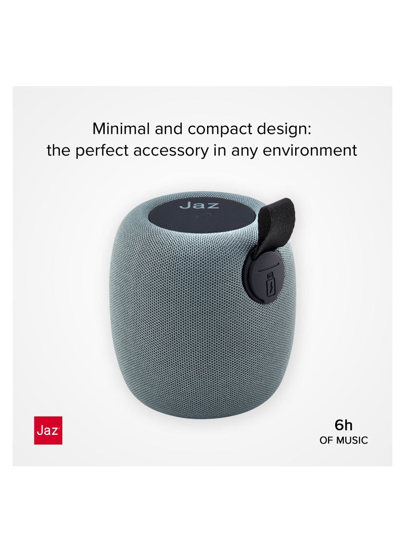 SBS مكبر صوت بلوتوث محمول بتصميم مضغوط، ومريح، وصوت عالي الجودة يجعل مكبر صوت SBS خيارًا شائعًا للاستخدام الداخلي والخارجي، بطارية عالية الأداء تصل إلى 6 ساعات من الاستخدام النشط - Image 4