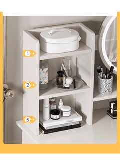 keke Multifunctional Makeup Vanity Dressing Table with Drawers and Chair 80 CM  - Image 2