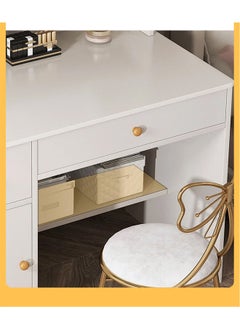 keke Multifunctional Makeup Vanity Dressing Table with Drawers and Chair 80 CM  - Image 3
