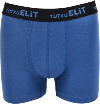 Tutku Elit Passion Elite ELT1252 Elite Modal Elastane Sports Boxer 3 Pieces Blue