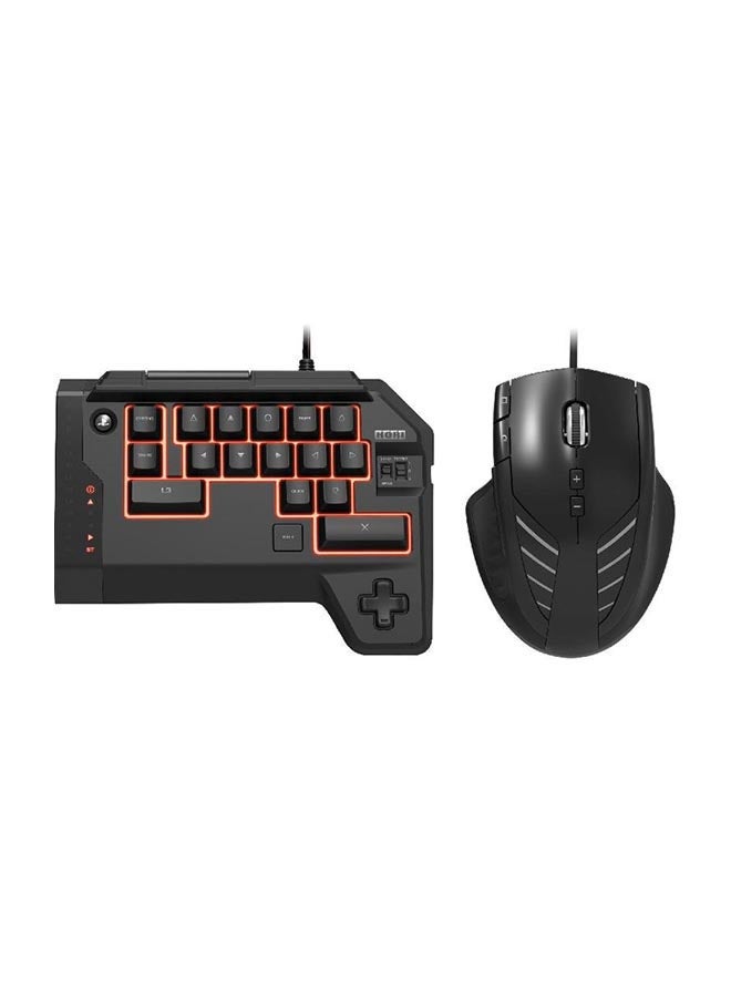HORI TAC Pro Gaming Wired Keypad And Mouse For PlayStation 4 - Image 1