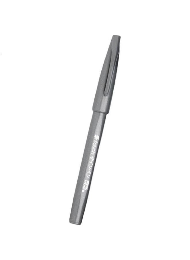Pentel Ses15C Touch Brush Pen Gray - Image 3