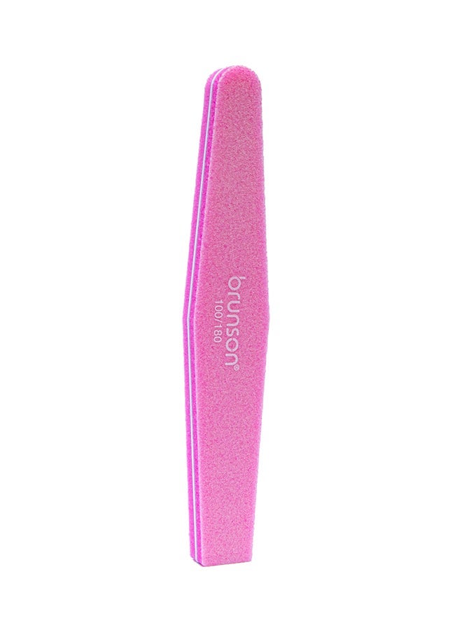 brunson 12 Pieces Nail Professional Buffer File, Block Natural Manicure Pedicure Kit- SEB-325P 100/180 Grit - Image 3