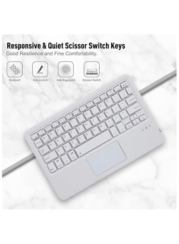 General Touchpad Keyboard Case Compatible with Lenovo Tab M9 Case 9 inch Released 2023, Magnetic Removable Wireless Keyboard Cover with Pen Holder  - Image 2