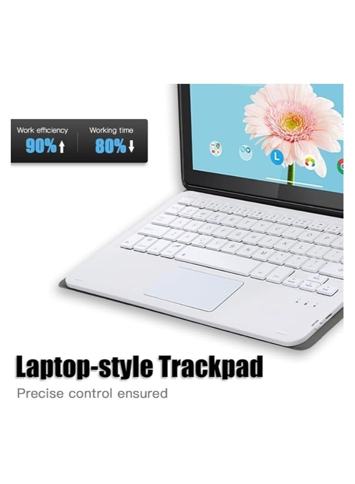 General Touchpad Keyboard Case Compatible with Lenovo Tab M9 Case 9 inch Released 2023, Magnetic Removable Wireless Keyboard Cover with Pen Holder  - Image 4