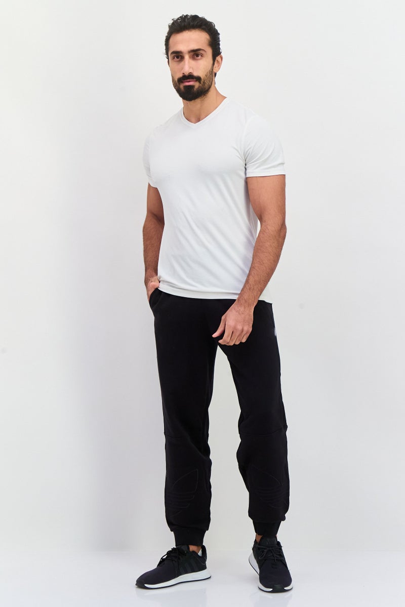 adidas Originals Men Sportswear Fit Training Sweatpants, Black  - Image 4