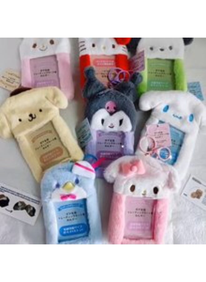 NIBEMINENT 1 - Piece Adorable Kittens And Puppies Kpop Photo Card Holder Pendant Key Chain ID Badge Holder ID Card Holder Photo Card Protector for School ID Office ID Access Card for Women Girls - Image 2