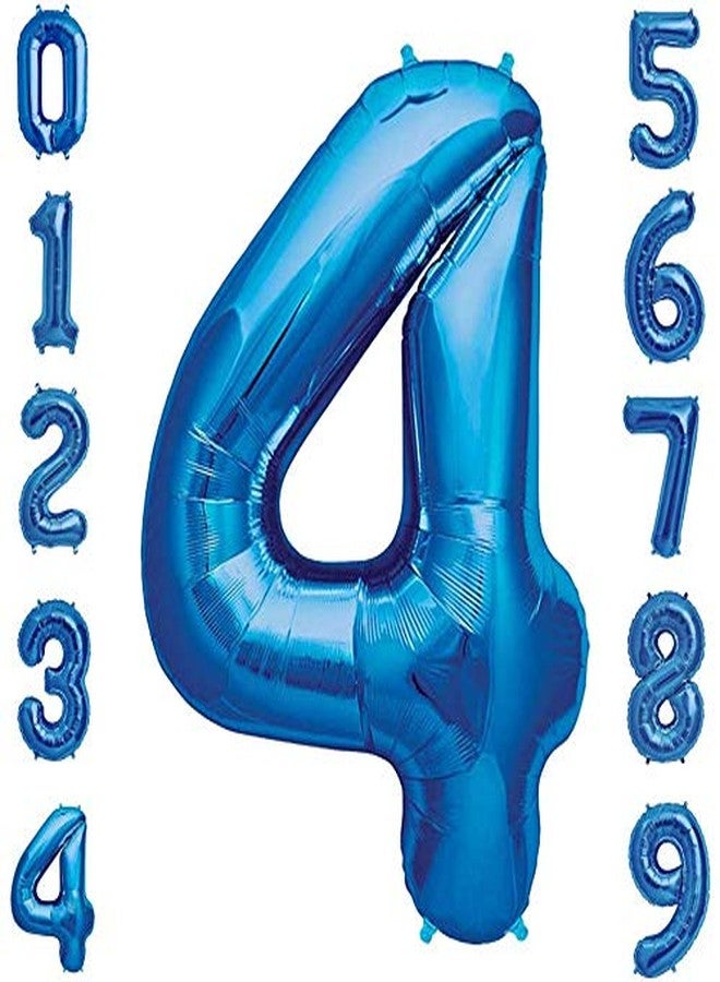 Tellpet Number 4 Balloon, Blue, 40 Inch - Image 2