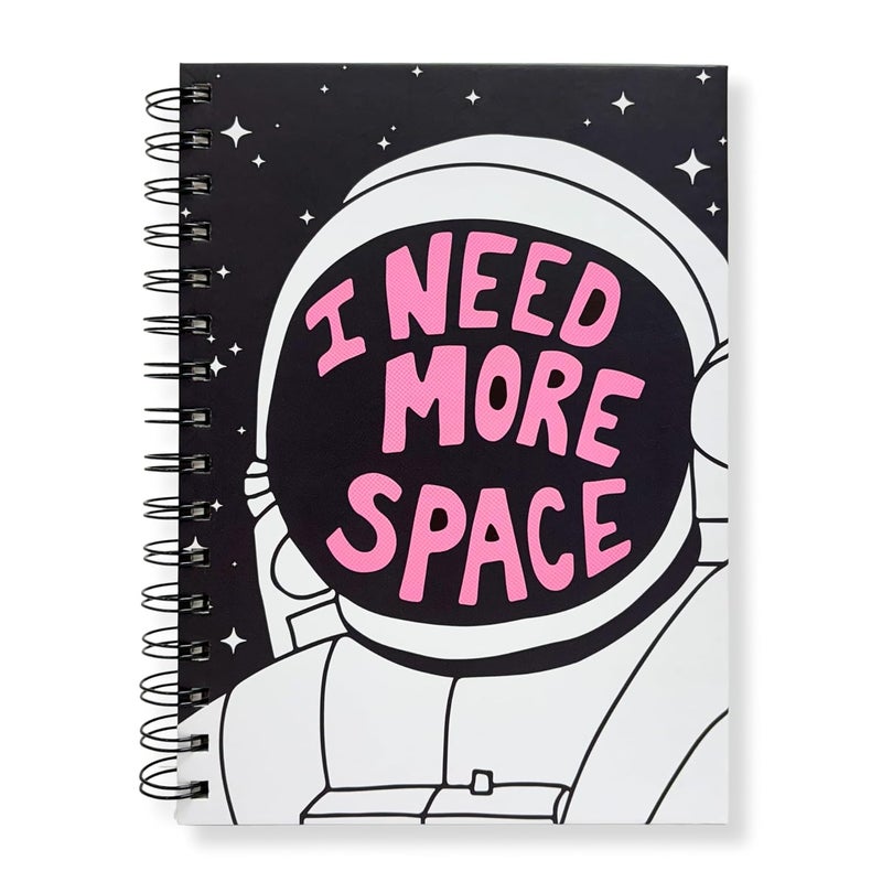 Articious Space Spiral Notebook | A5 Size 21x17 cm | 190 Ruled Pages | 80 GSM Thick Paper | Aesthetic Hardbound Journal for Writing, School, Office & Gifting - Image 5