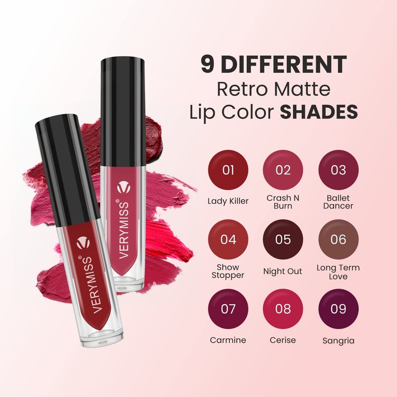 VERYMISS Retro Matte Lip Color Crash N Burn - Image 3