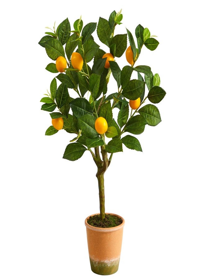 Nearly Natural 24in. Lemon Artificial Tree - Image 1