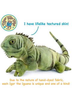 فياهارت إيغور الإغوانا - حيوان محشو على شكل سحلية بطول 26 بوصة - من إنتاج شركة Tigerhart Toys  - Image 2