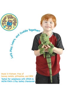 فياهارت إيغور الإغوانا - حيوان محشو على شكل سحلية بطول 26 بوصة - من إنتاج شركة Tigerhart Toys  - Image 4