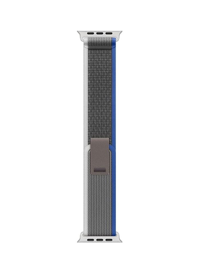 TWEGGON - Apple Watch Trail Loop Band for 46mm/45mm/44mm/49mm Blue/Grey - Image 1