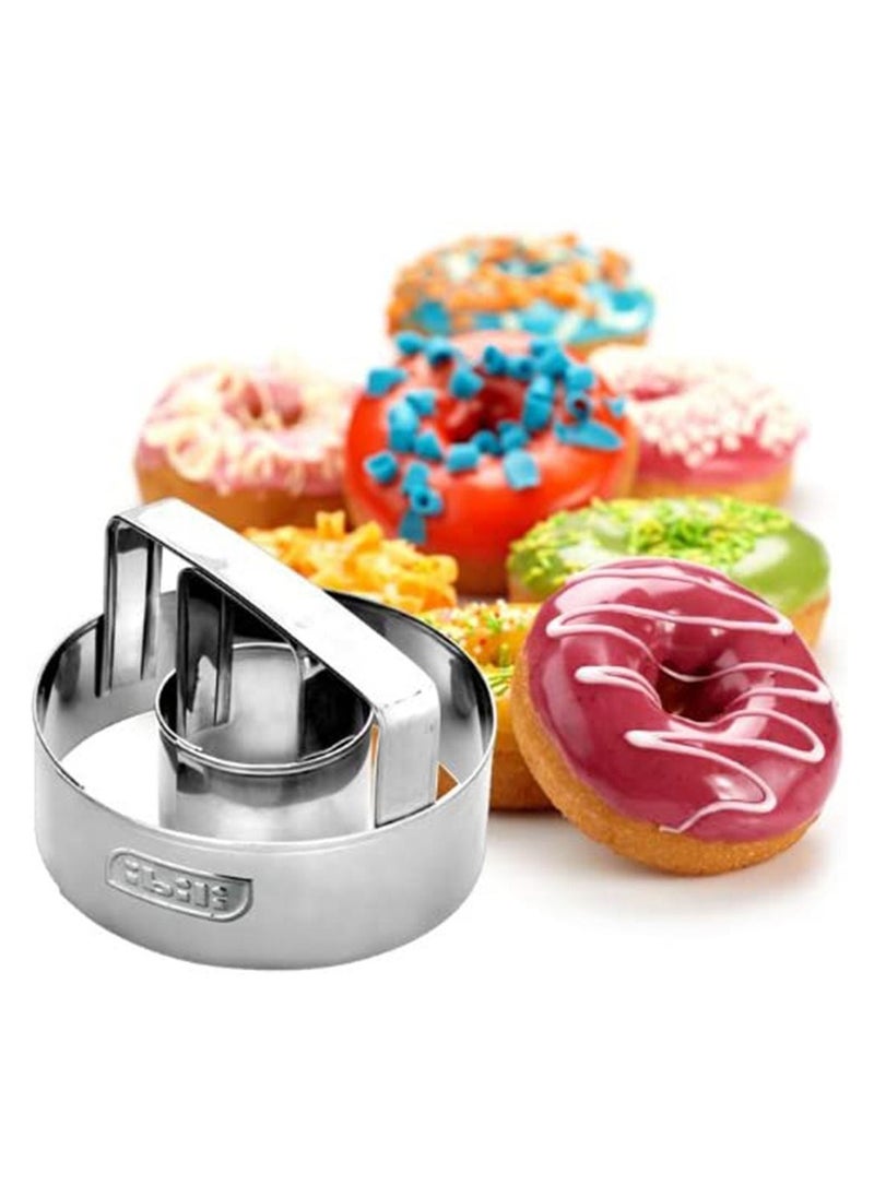 ibili Ibili Doughnut / Cookie Cutter with Top Handle, Stainless Steel 