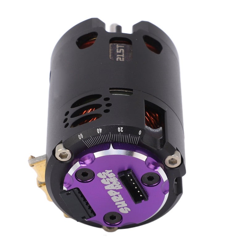 SURPASS HOBBY 540 V3 Sensored Brushless Motor 21.5T High Torque - CNC Aluminum Radiator Can Efficient Heat Dissipation - Removable Rotor for 1/10 RC Racing Car - Image 4