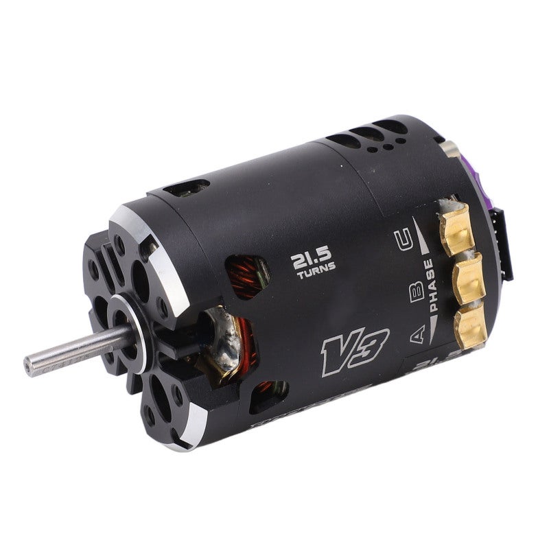 SURPASS HOBBY 540 V3 Sensored Brushless Motor 21.5T High Torque - CNC Aluminum Radiator Can Efficient Heat Dissipation - Removable Rotor for 1/10 RC Racing Car - Image 5