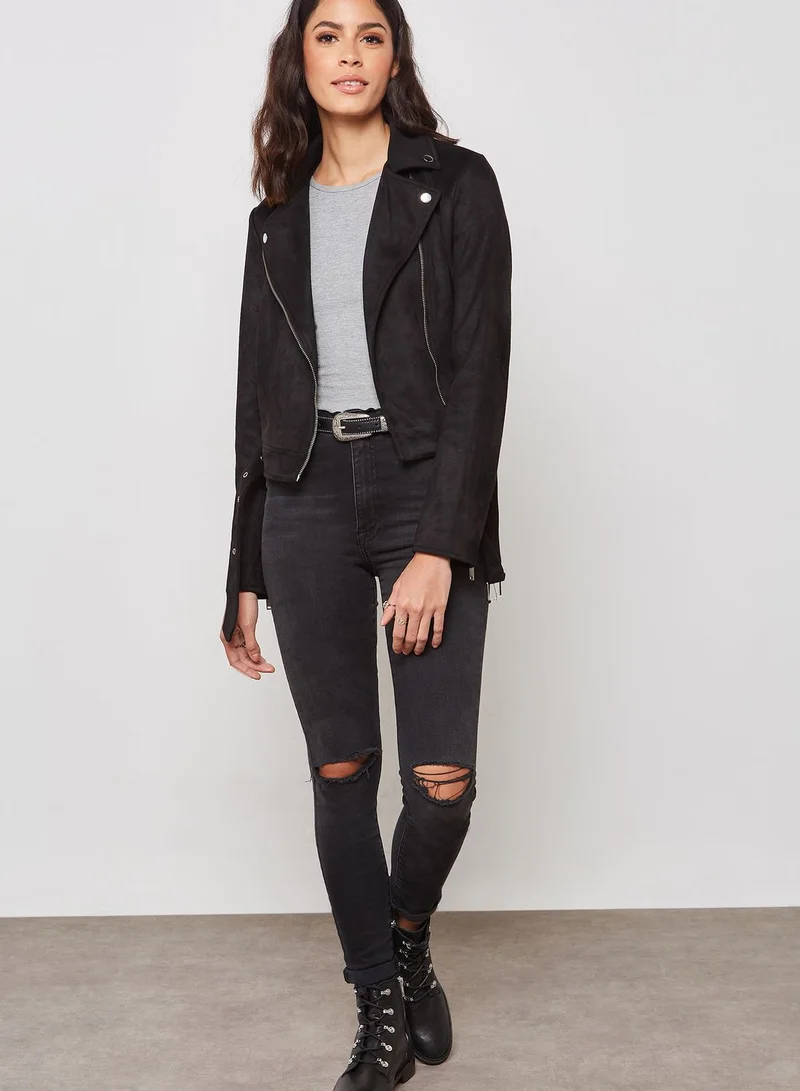 FOREVER 21 Faux Suede Jacket