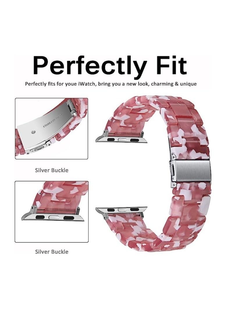  BOUNDS - The Apple I watch smart watch bracelet is light and modern made of resin and is compatible with Apple Watches Series 6, 7, sa, Series 1, 2, 3, 4 and 5 - Image 1