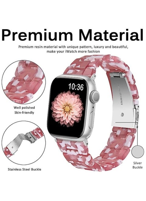The Apple I watch smart watch bracelet is light and modern made of resin and is compatible with Apple Watches Series 6, 7, sa, Series 1, 2, 3, 4 and 5
