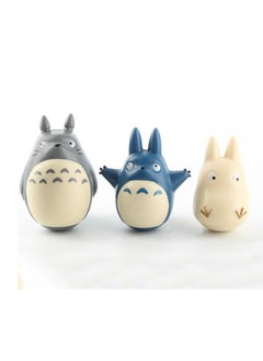 General Hayao Miyazaki Anime Movie Peripheral Q version Totoro tumbler doll figure model cartoon ornament desktop decoration (6.5-7.5cm)  - Image 1