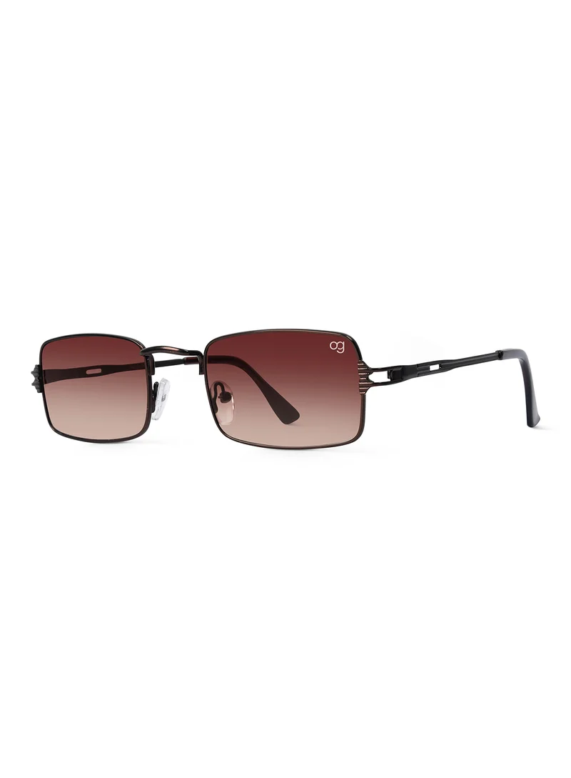 Woggles UV- Protected  Copper Rectangle Sunglasses