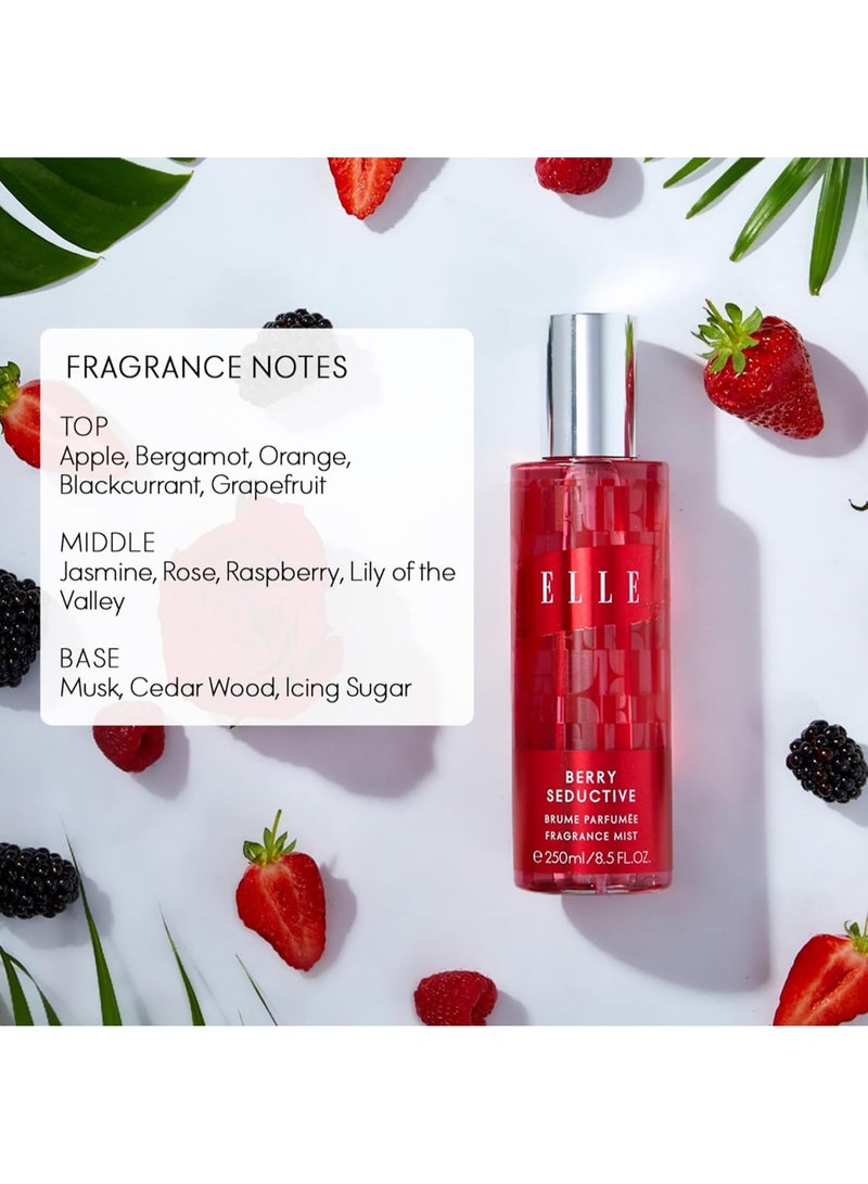 ELLE BERRY SEDUCTIVE Fragrance Mist 250ml - Image 3
