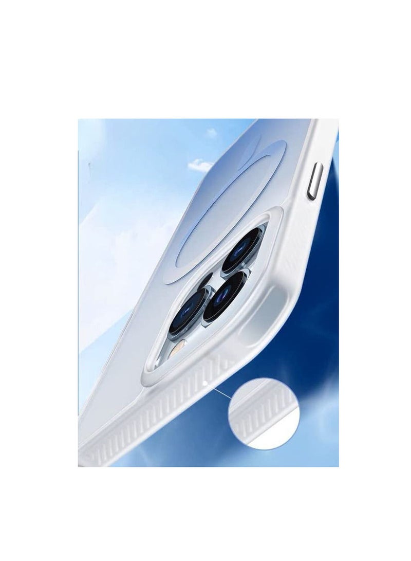 ماجيك ماسك غطاء حماية سيليكون رفيع للغاية مضاد للسقوط ومضاد للخدش ومضاد للخدش أصفر ، شفاف (6.1 بوصة). متوافق مع جراب هاتف iPhone 14 Pro الشفاف. (أزرق) - Image 2