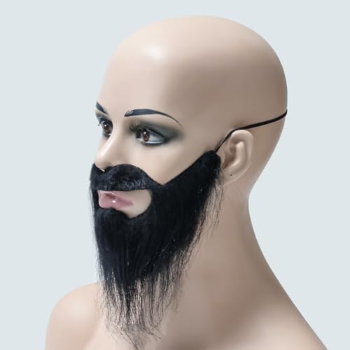 ECYC Funny Halloween Party Fake Beard Moustache Mustache Facial Hair - Image 5