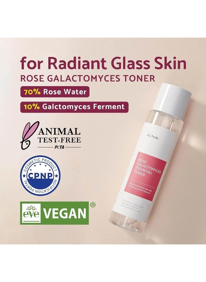 iUNIK Rose Galactomyces Essential Toner - 200 ml - Image 3