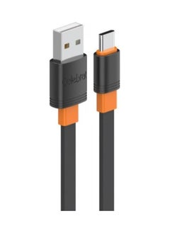 Celebrat CB-33 Portable USB To Type-C Fast Charge And Data Transmission Cable With Flat wire Design And Practical Fits Mobile Phone 3A /480mbps /1M - Black - pzsku/Z7BEBC960092F5196747DZ/45/_/1731409471/52c35a23-6790-437e-9aff-a252fdeed1df