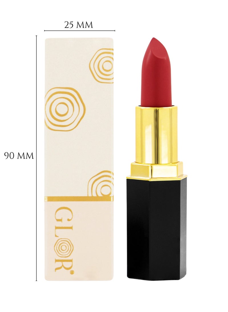 GLOR Glor Endless Charm Lipstick– Intense Long-Lasting Color, Luxurious Moisture, Ultra-Creamy Formula for Beautiful Lips-Raspberry Range + Voila + 1 Beauty Blender + 1 Cosmetic Bag  - Image 5