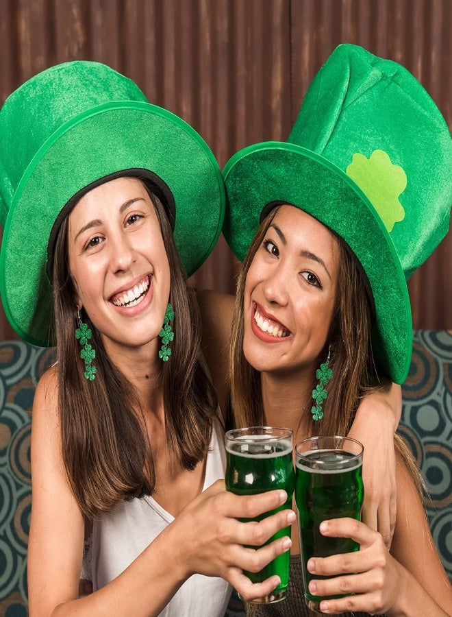 DOLLESS St Patricks Day Earrings Irish Green Hat Clover Dangle Earrings shamrock Holiday Earring for Women - Image 5