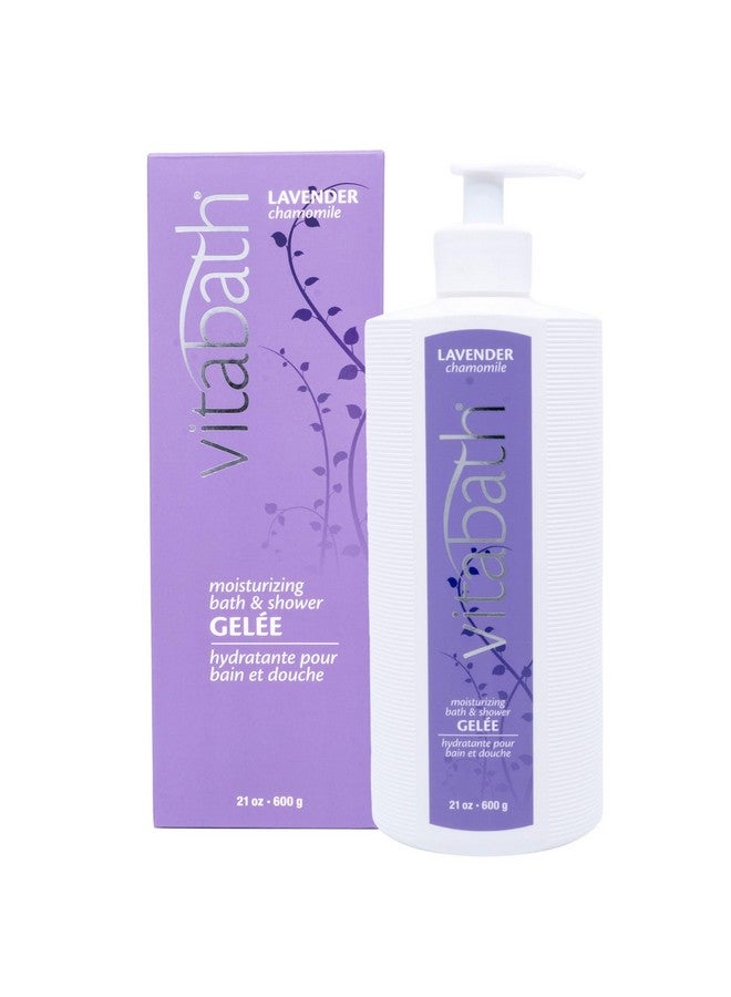 Vitabath Lavender Chamomile Moisturizing Bath & Shower Gel Wash Calming & Hydrating Botanical Skin-Softening Skincare, Body Cleanser & Foaming Gelee - 21 Oz - Image 1