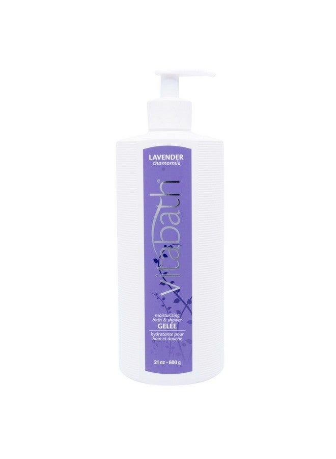 Vitabath Lavender Chamomile Moisturizing Bath & Shower Gel Wash Calming & Hydrating Botanical Skin-Softening Skincare, Body Cleanser & Foaming Gelee - 21 Oz - Image 3