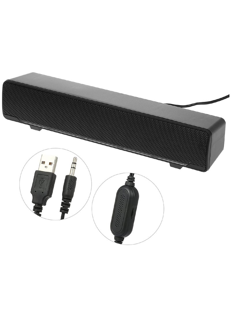 T-WOLF - Stereo Sound And Lights Powerful Gaming Speakers For PC Monitor Laptop S6 - Image 1