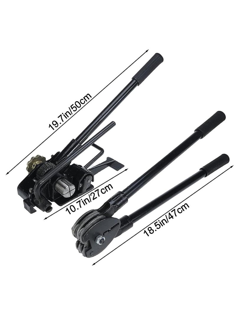 Rubik - PET Strapping Tensioner & Sealer Tool Set, Heavy Duty Manual Pallet Banding Packaging Strap Baler Kit - Image 1