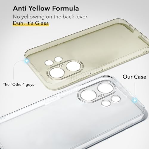 Jkobi Lifetime Anti-Yellow Clear Back Cover Case for Vivo X200 FE (Sleek Hard Crystal | Shockproof and Camera Protection) - Image 2
