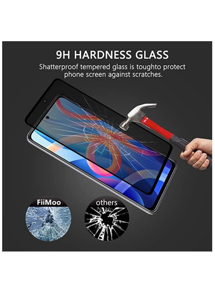 Screen protector compatible with Xiaomi Redmi Note 12 Pro Screen Protector Tempered Glass (Privacy)