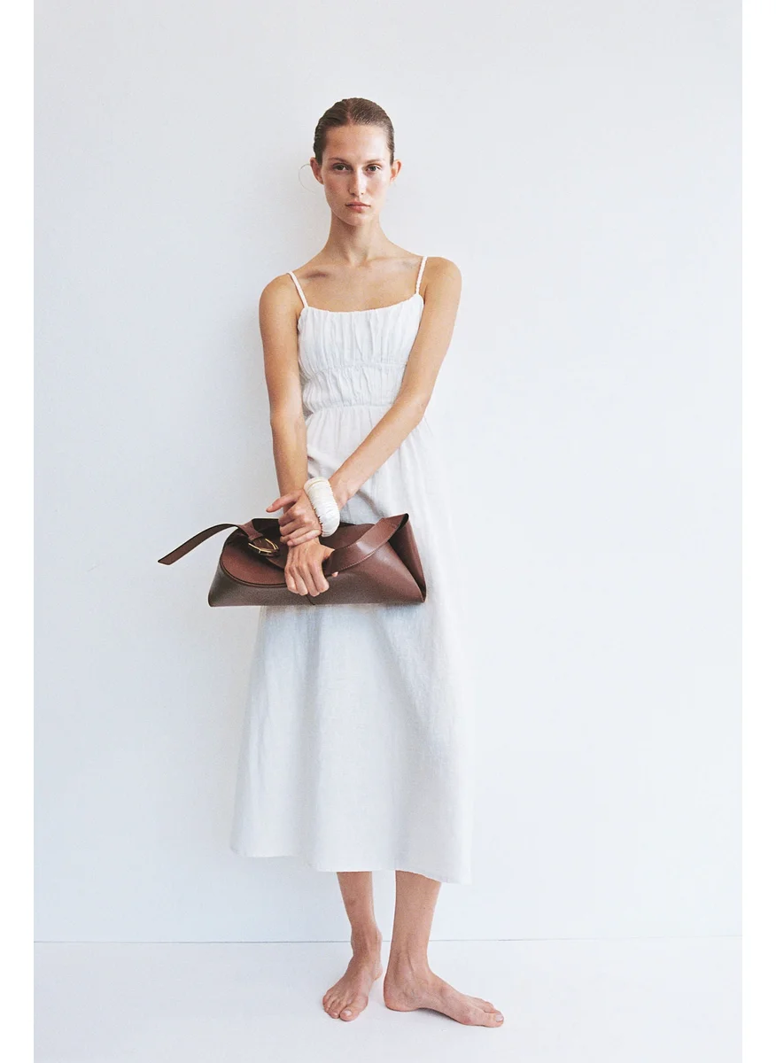 اتش اند ام Smock-Topped Strappy Dress